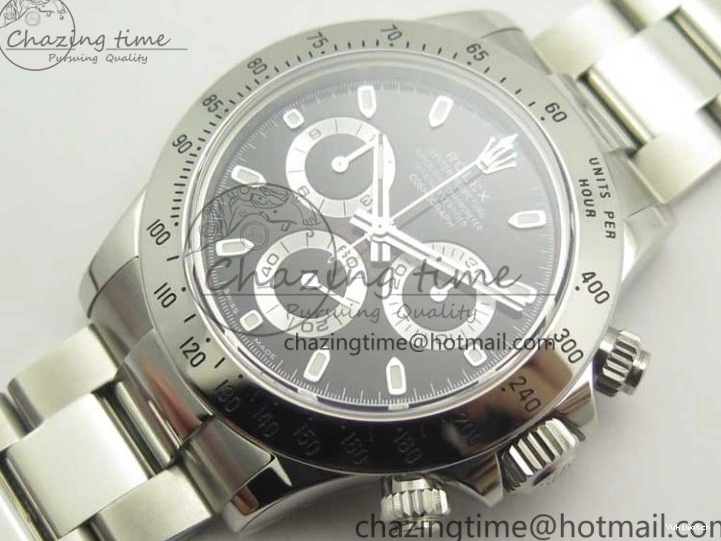 904L Bracelet 1:1 Black Daytona Edition Noob Dial Case 116520 Best SS and SA4130 1219